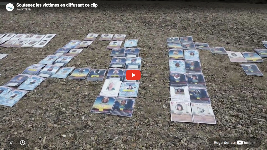 Clip de soutien aux victimes