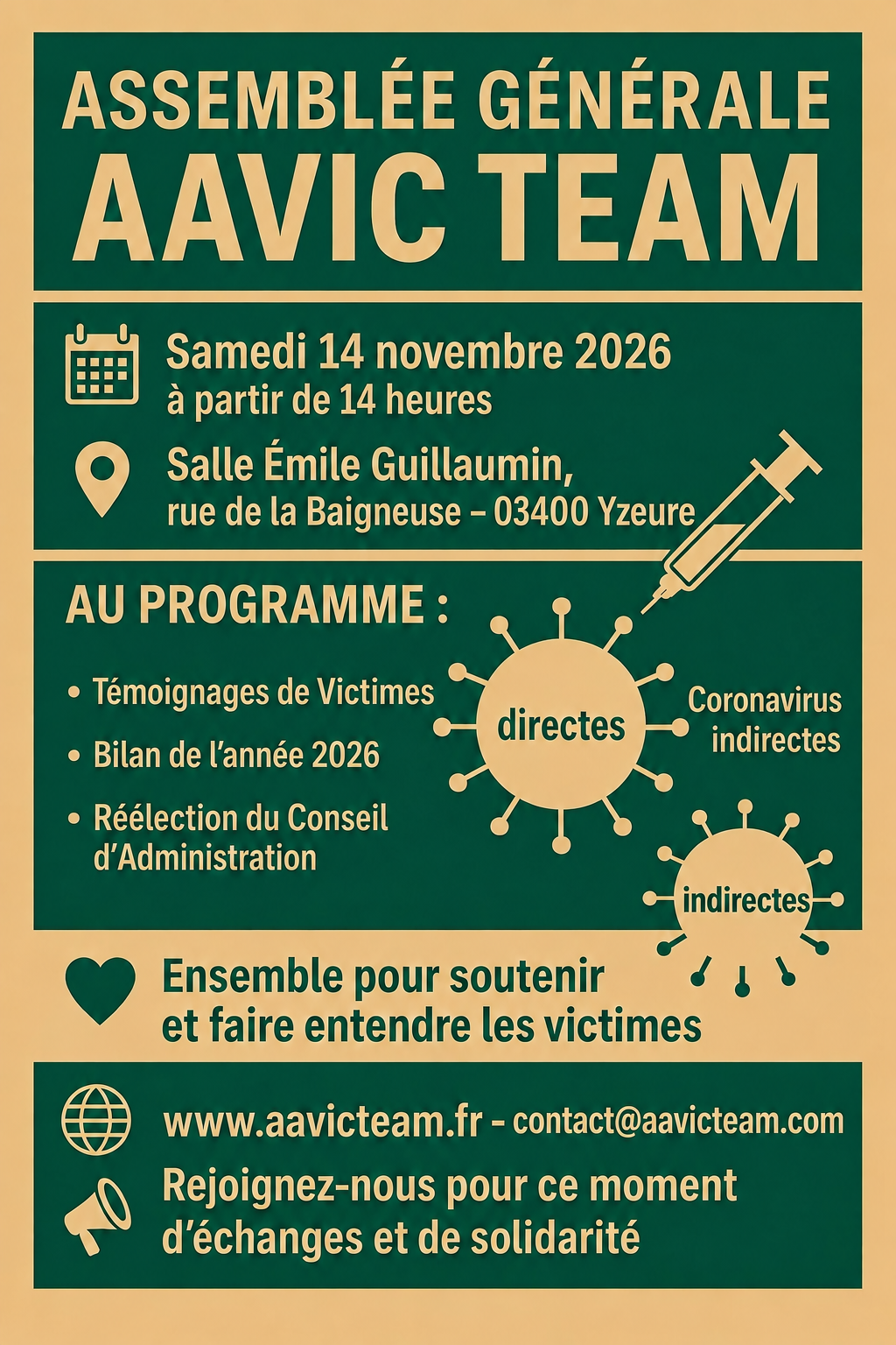 Assemblée générale – 14 nov 2026